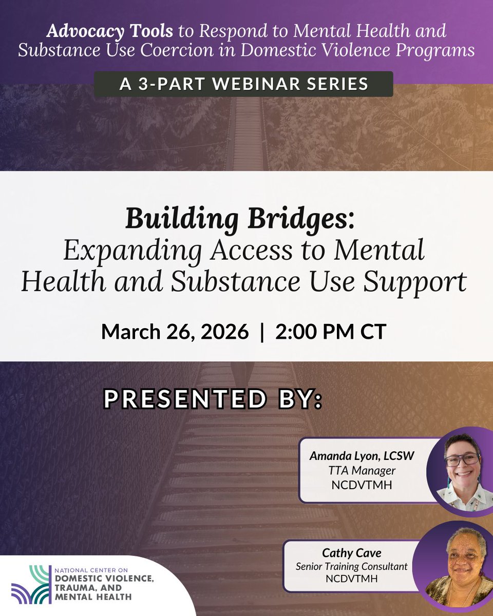 National Center on DV, Trauma, and Mental Health tweet media