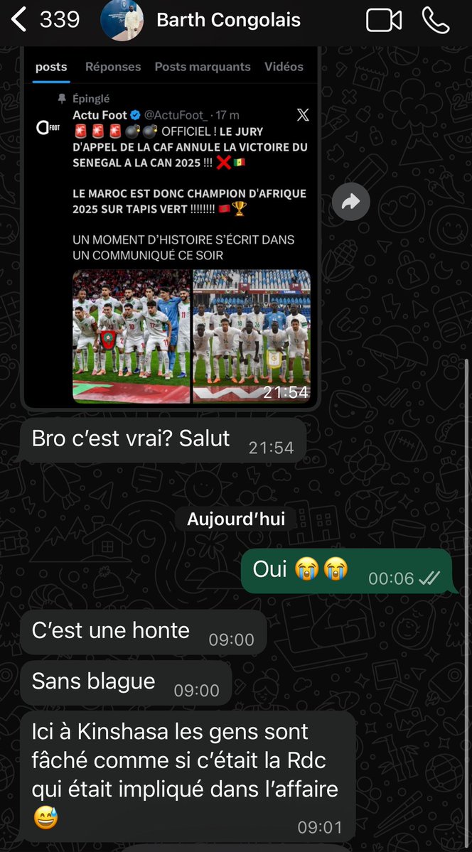 Les congolais sont tellement nos frères❤️