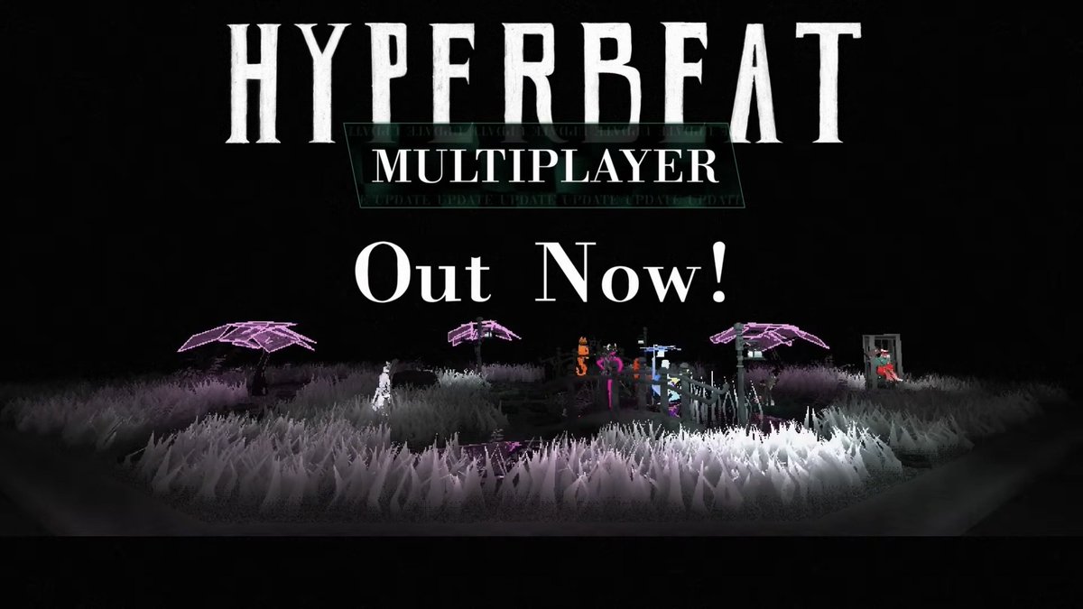 full_combo_max's tweet photo. Connecting across tunnels and galaxies.
HYPERBEAT's Multiplayer update is LIVE! Up to 250 concurrent players can connect, chat, and play together, with lobby leaderboards, emotes, and new cosmetics to match! Also play 15 new charts across 5 new songs!
#HYPERBEAT https://t.co/HRXN019qXY