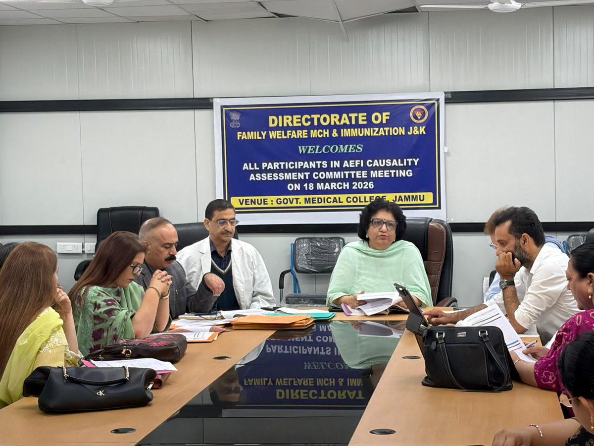Directorate of Family Welfare, MCH & Imm. J&K tweet media