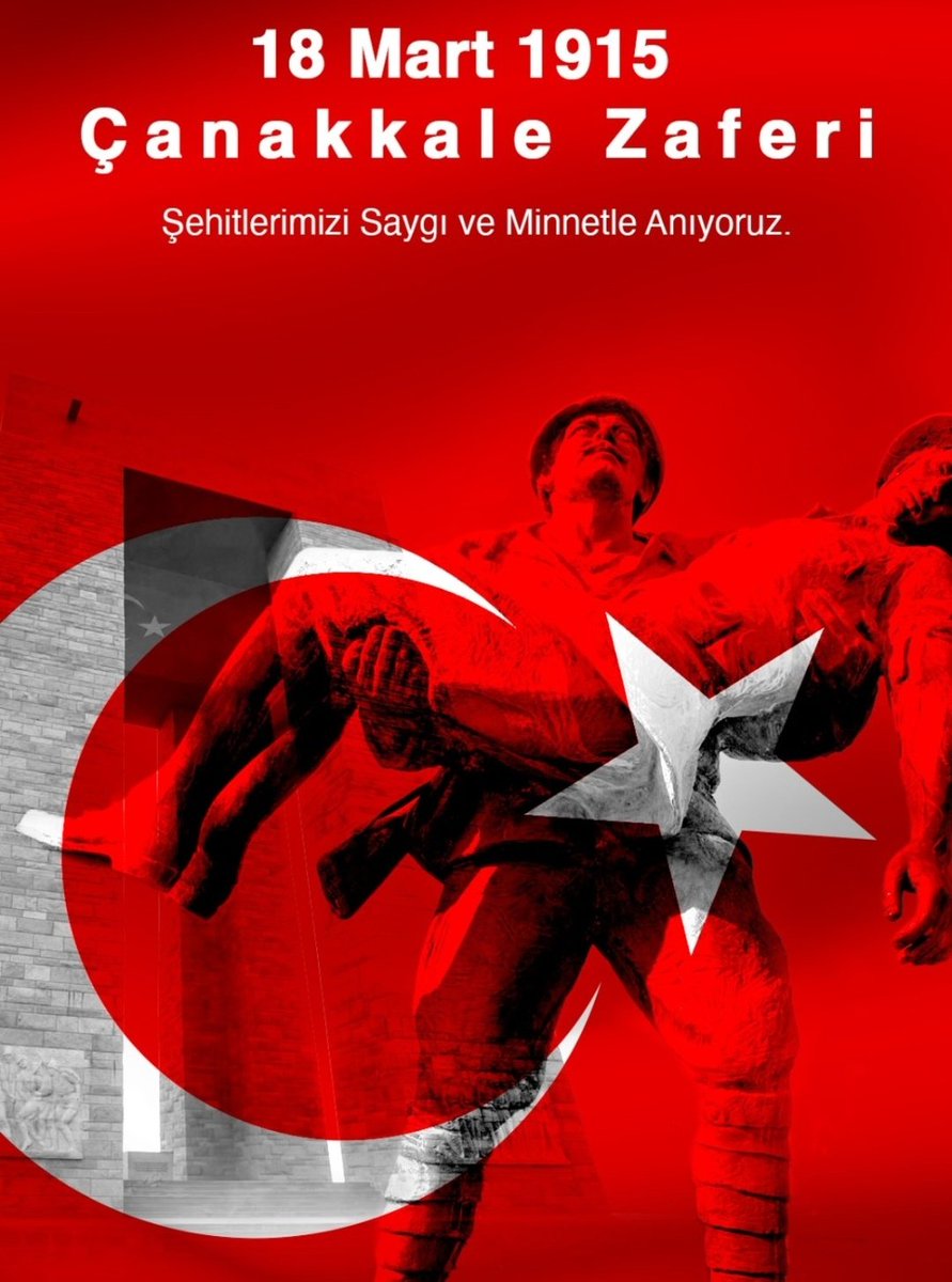 Geri dönmeyi asla düşünmediler..🇹🇷

18 Mart Çanakkale Zaferimizin 111. yılında, Gazi Mustafa Kemal Atatürk nezdinde Çanakkale’yi geçilmez kılan aziz şehitlerimizi ve bu cennet vatan uğruna can vermiş tüm şehitlerimizi rahmet ve minnetle anıyorum.

#ÇanakkaleGeçilmez 
#18Mart1915