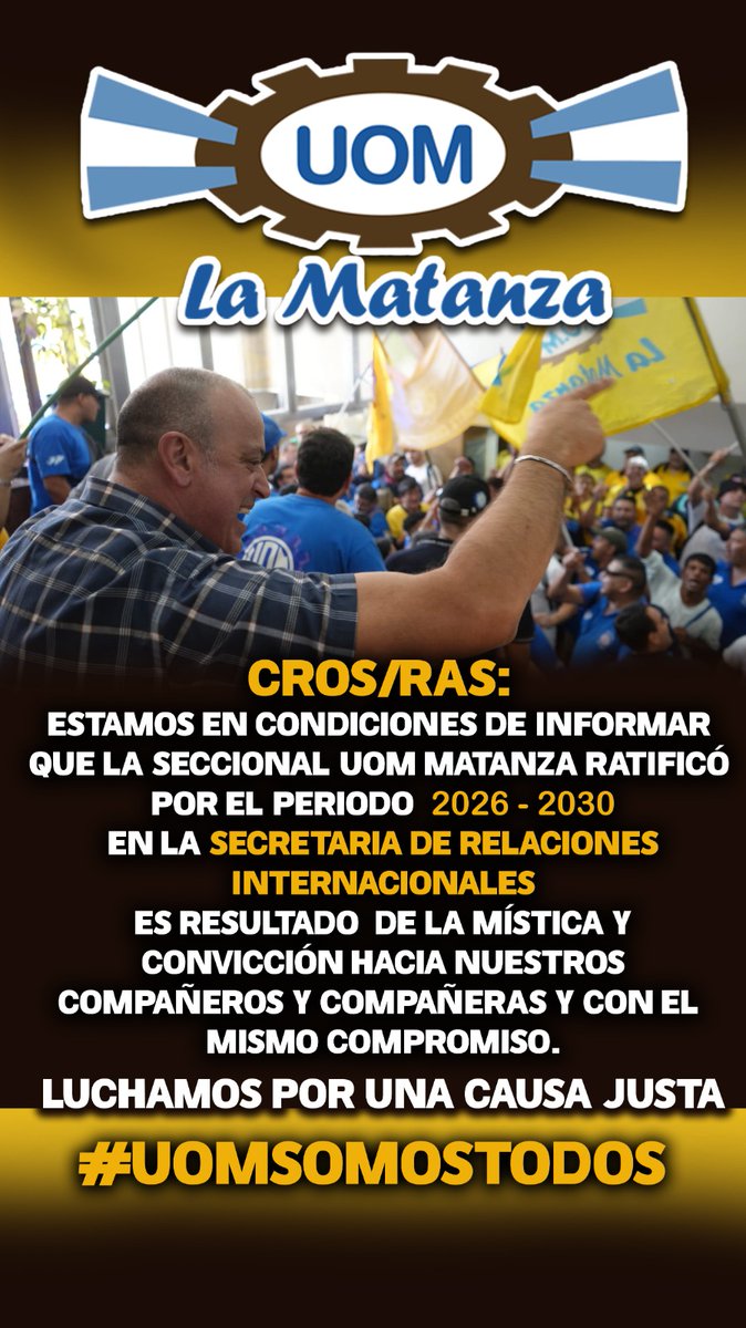 UOM La MATANZA tweet media