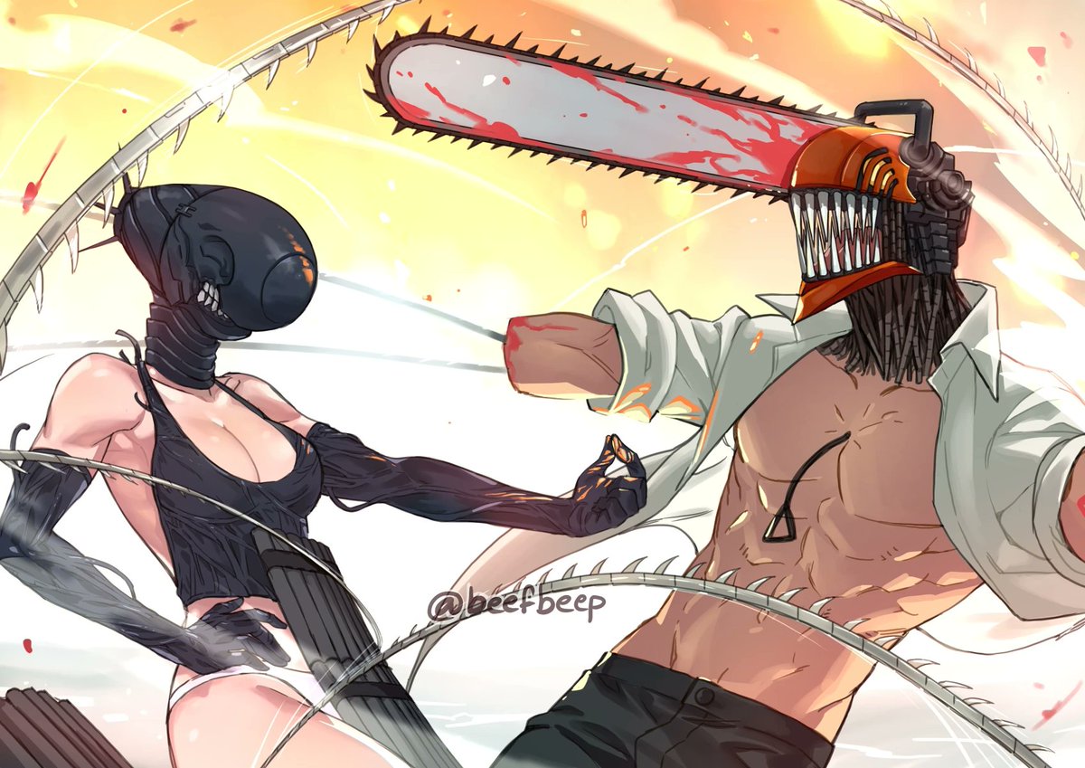 beefbeep_mame's tweet photo. ชอบๆ 👍🪚💣✨🔥  

#ChainsawMan #Reze #Denji #fanart #doodle #digitalart #drawing #art https://t.co/chyXfDb0nq