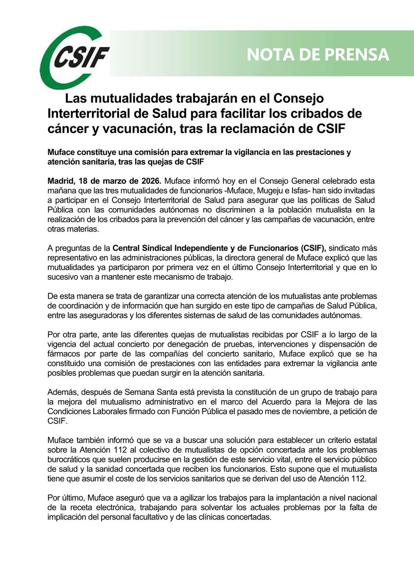 CSIF AEAT tweet media