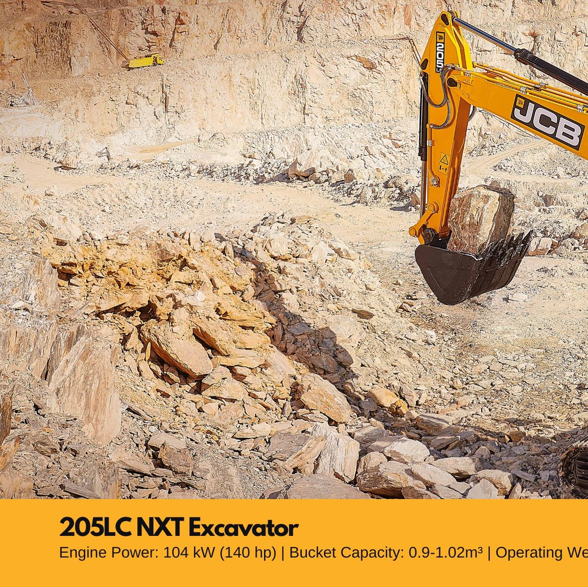 JCBZim's tweet photo. Built for the demands of Zimbabwe’s mines and quarries.

With a 21.5-tonne operating weight, 104 kW engine, and up to 155 kN bucket tear-out force, the JCB 205LC delivers the stability and power needed for quarry face work, overburden removal, stockpile management, and fast, consistent truck loading, all supported by a 0.9 - 1.02 m³ bucket capacity for efficient material movement.

Contact us for enquiries:

📲+263 77 361 8317

#excavator #mining