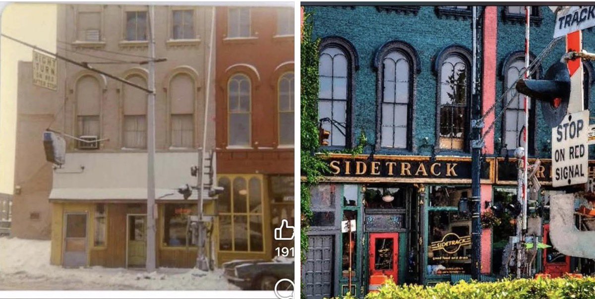 Sidetrack 1978 and now… what a difference