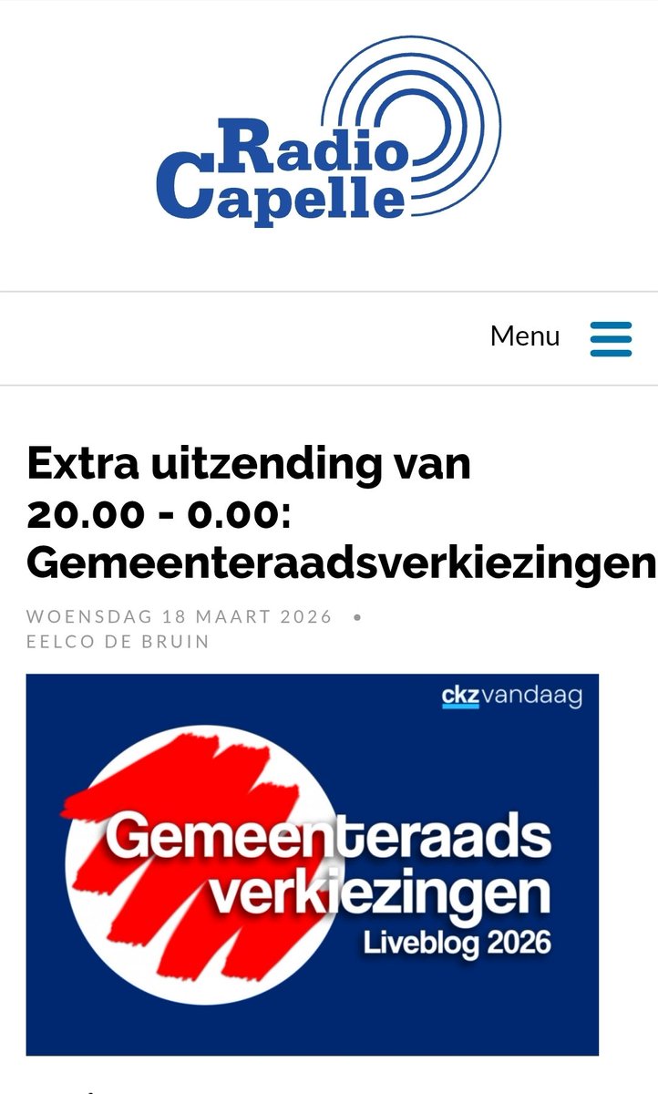 Radio Capelle tweet media