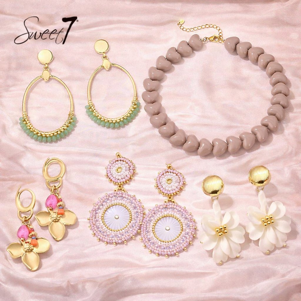 deoorbel's tweet photo. Nieuwe Sweet7 sieraden ✨

Elegant, kleurrijk en perfect te combineren.

Te koop bij https://t.co/xR2YXutNDP

#sweet7 #deoorbelnl #sieraden #oorbellen #fashionjewelry #modeaccessoires https://t.co/mfJzAe0CJM
