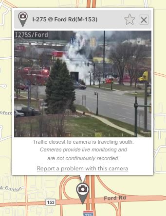 NewsDeskChuck's tweet image. Heads up - a mess brewing in #Canton - source told me multiple car crash - multiple cars on fire and multiple people injured at Ford &amp;amp; Haggerty.  
I'm told that area will be closed for a few hours for investigation and clean up. #Traffic