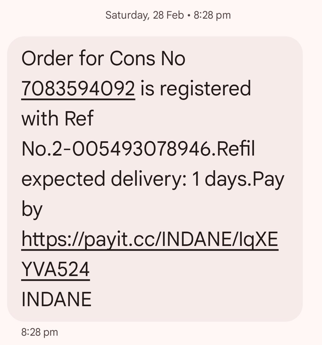mpatidar91's tweet photo. Dear @IndianOilcl 
मेने 28 फरवरी को Lpg सिलिंडर बुक किया था
1 मार्च को DAC नंबर भी आ गया, ओर 2 मार्च का मेरे मोबाइल में  सिलिंडर डिलिवर होने का मैसेज भी आ गया परंतु मुजे अभी तक गैस सिलिंडर नही मिला है
मेने स्क्रीन शॉट शेयर किए है
करूया संज्ञान ले और मुजे गैस पहुचानेकी कृपा करें https://t.co/2e94i0ZvxT