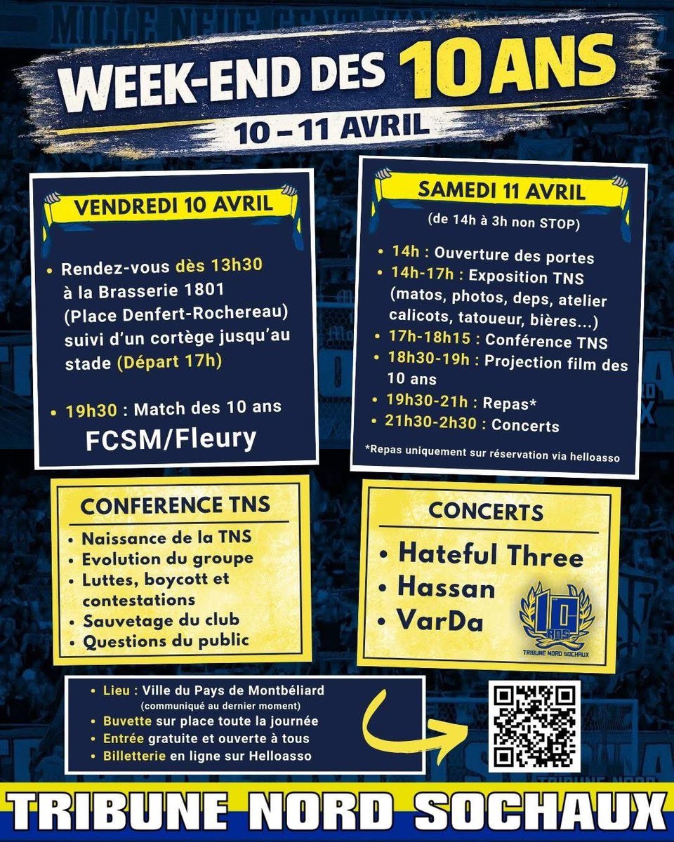 Tribune Nord Sochaux tweet media