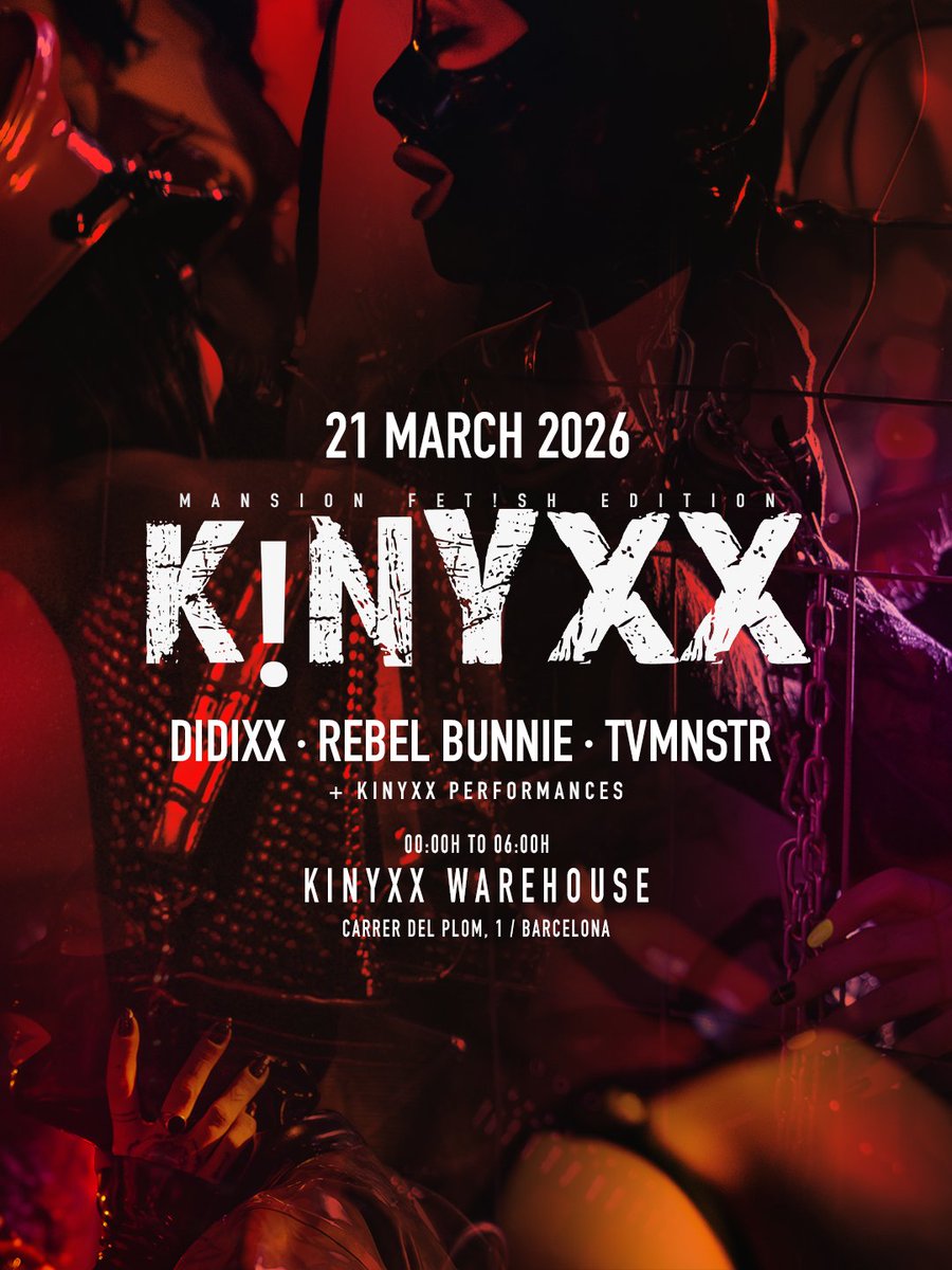TvMnstr's tweet photo. ❤️‍🔥 Este sábado tomo la cabina de Kinyxx para darte un warmup bien duro 🔥 Estaré de 00h a 2h y después continuarán Rebel Bunnie y Didixx, ¡noche de residentes! 🥵
🎟️ Tickets en Resident Advisor
🔒 Dresscode mandatory
⚡️🪩⚡️ https://t.co/R17ISZ1yvy