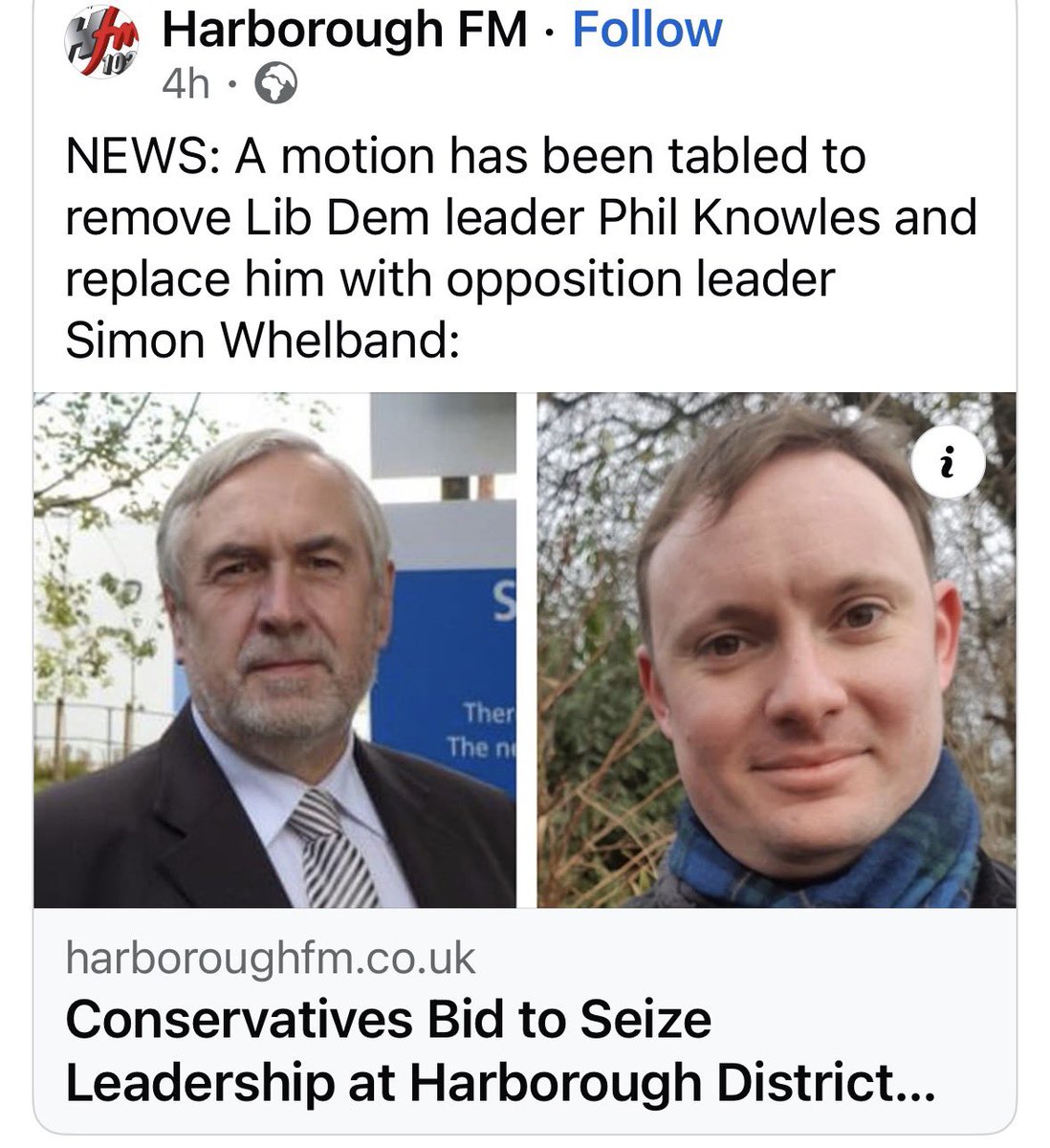 District Cllr Peter Scott tweet media
