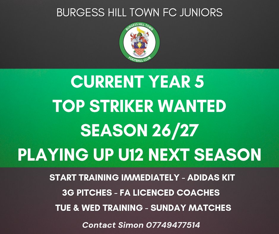 Burgess Hill Town FC Juniors tweet media