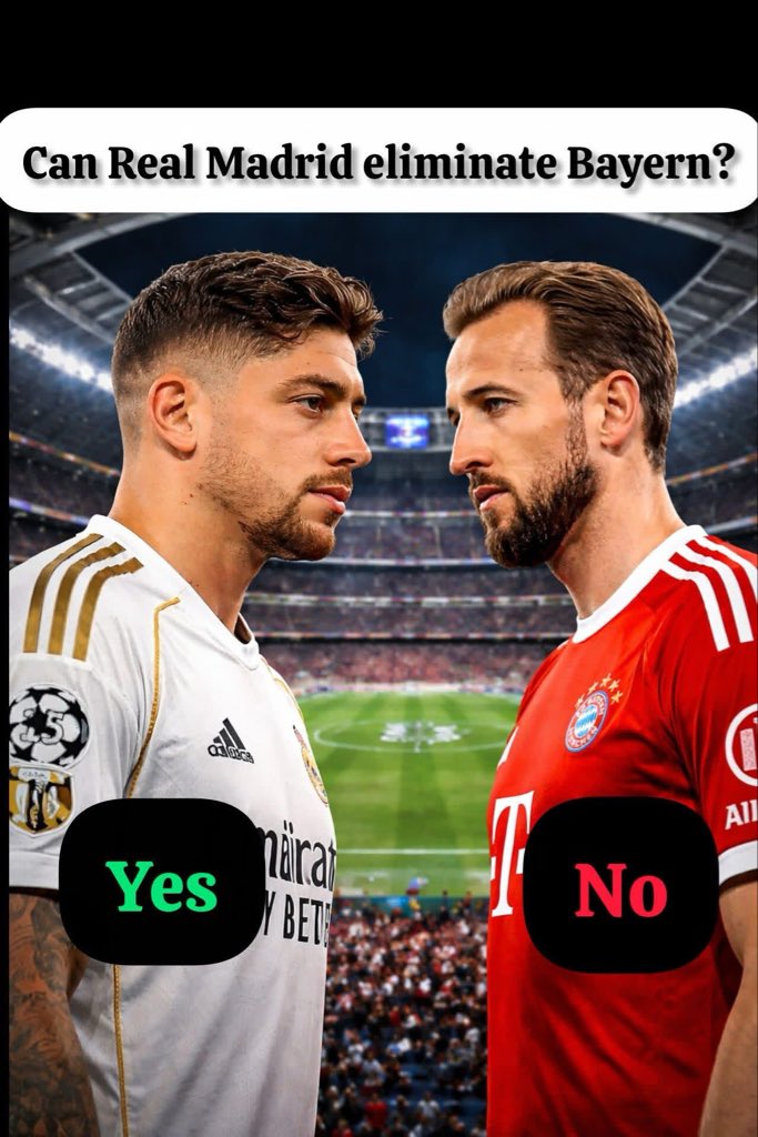 Like for Real Madrid repost for Bayern

#HalaMadrid
#UefaChampionsLeague
<a href="/realmadrid/">Real Madrid C.F.</a>
