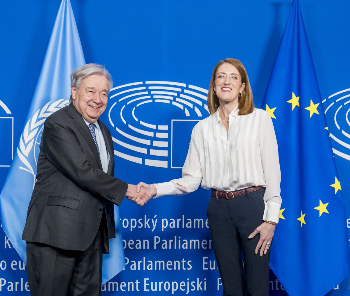 Roberta Metsola tweet media