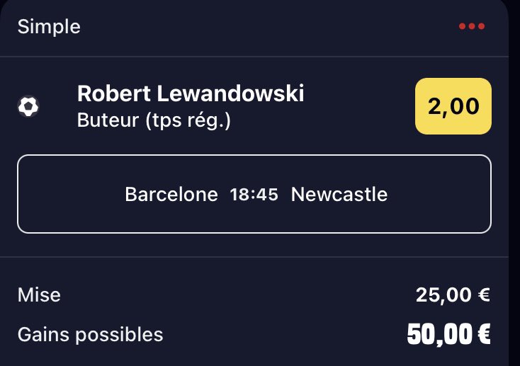 anikibetting's tweet photo. 🛫 🌍 

🎯 Lewandowski 
📈 2,00
📚 Betclic

❤️ si tu suis ! 

#TeamParieur https://t.co/YT8Bjc6ZGK