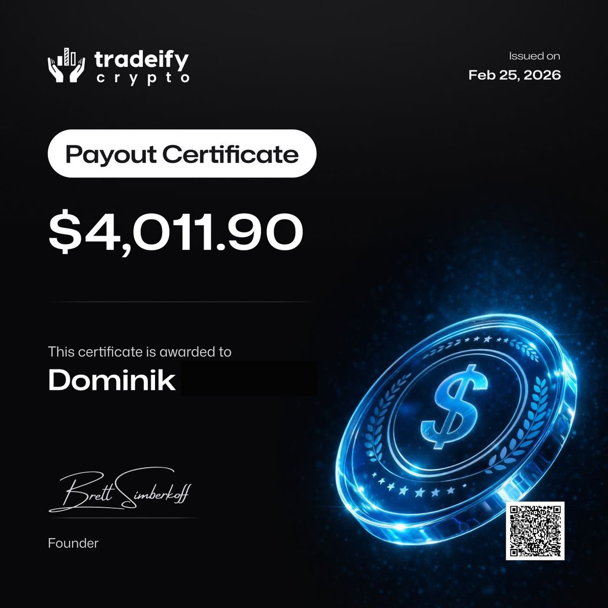 Tradeify Crypto tweet media