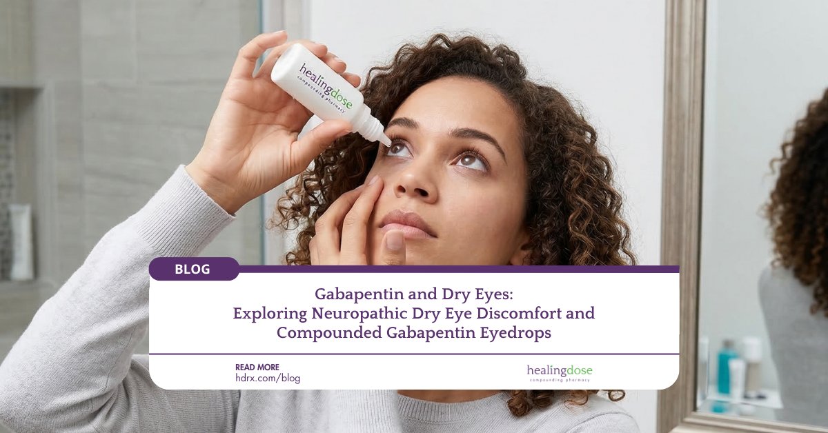 Dry eye disease doesn't always resolve with surface-focused care alone.

Find out what experts are exploring: bit.ly/4lGVvJk 

#Gabapentin #EyeDrops #Ophthalmology #MichiganPharmacy