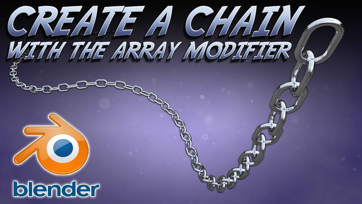 RDeWeese67's tweet photo. In this video I show how to use the Array modifier in Blender to create a procedural chain.

Watch it on Youtube: https://t.co/ib9XFtcDWm

#blender3d #b3d #3dart #3dcg #digitalart https://t.co/HCBviG21N7