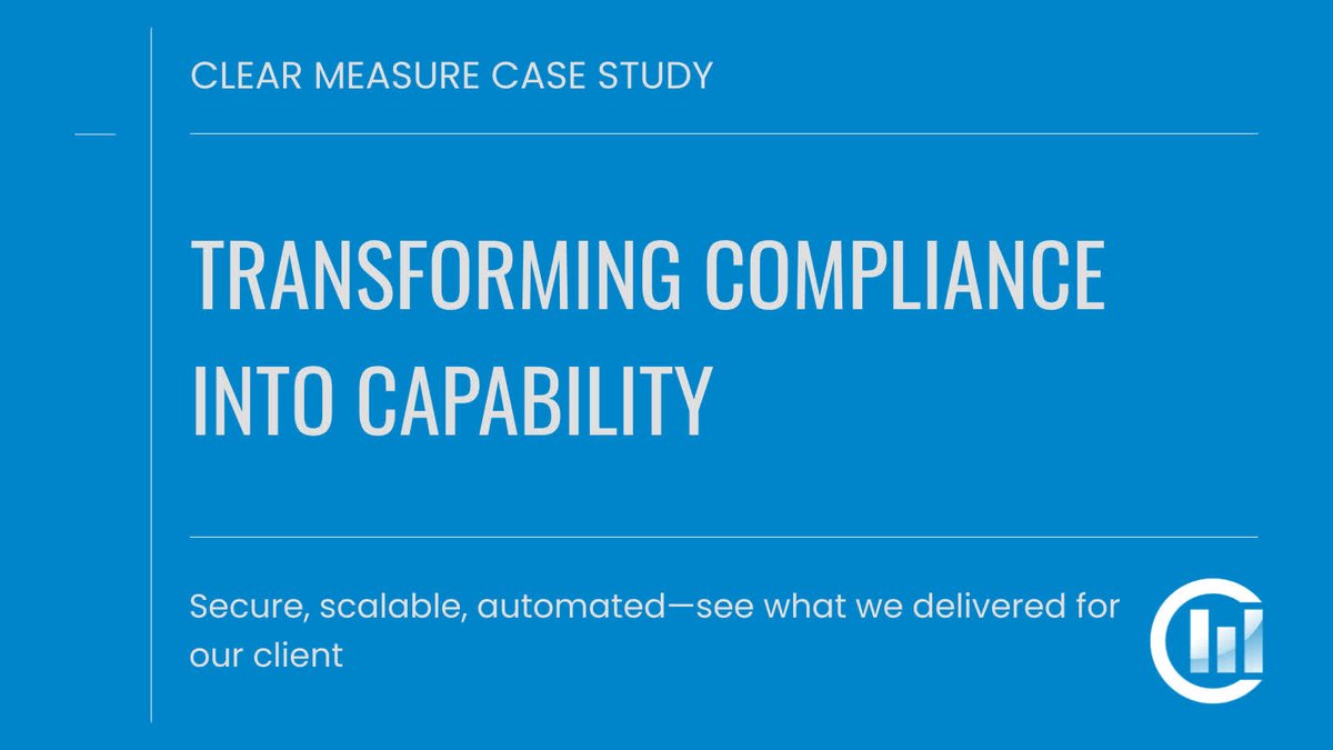 Clear Measure tweet media