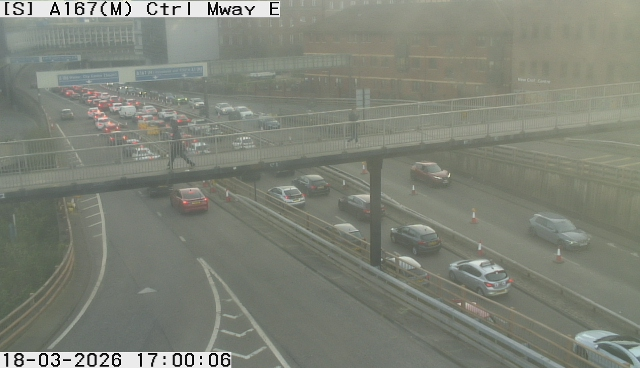 NELiveTraffic's tweet image. 🚘CONGESTION
📌A167(M) Central Motorway East (Northbound) - Tyne Bridge (South) to Cowgate #Gateshead #Newcastle 
ℹ️Journey time 19 minutes