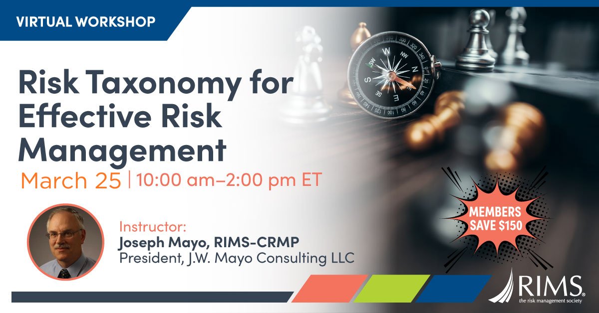 RIMS, the risk management society tweet media