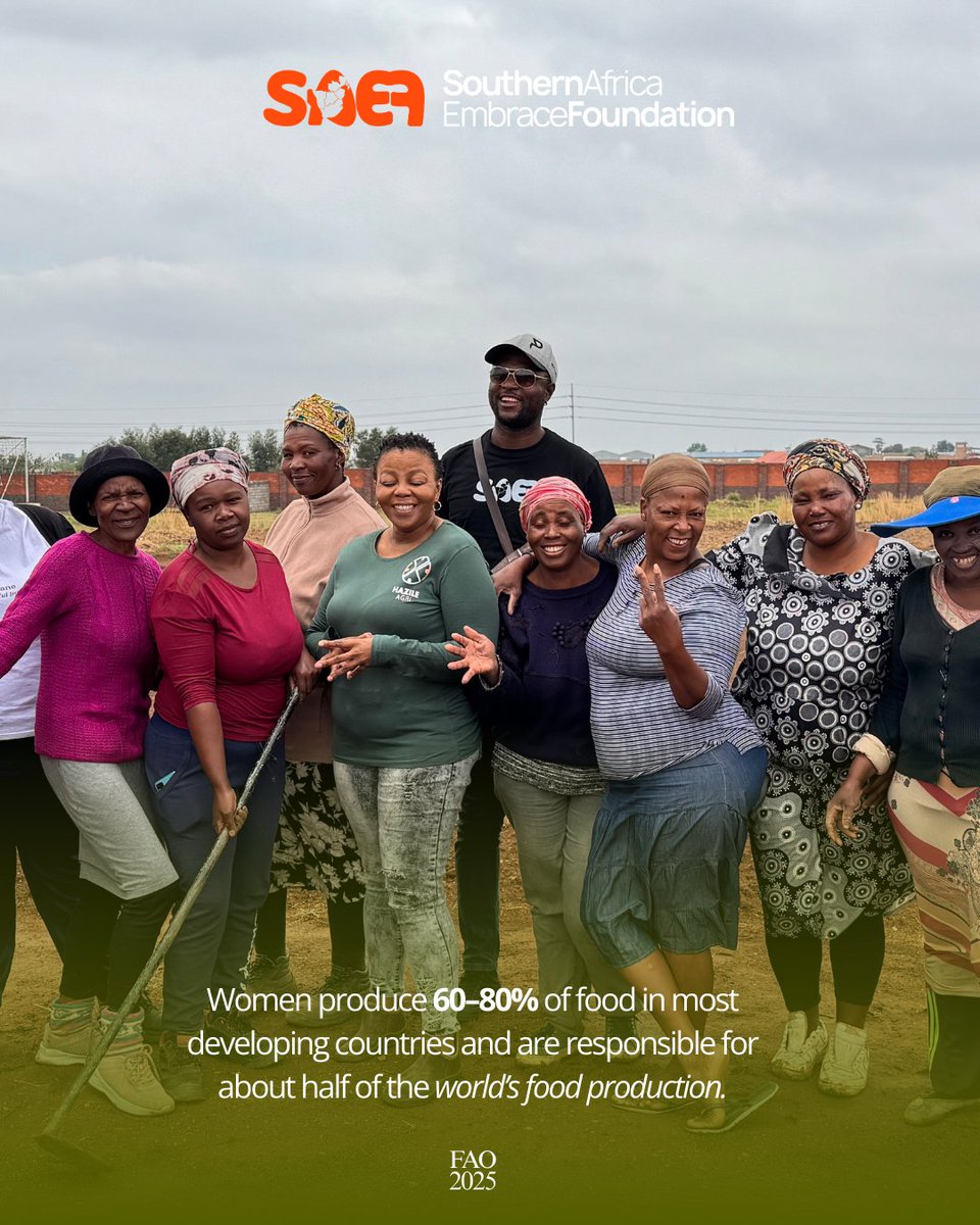 sae_foundation's tweet photo. 🌍 2026 is the International Year of the Woman Farmer. Women farmers grow resilience, nourish communities, and power food systems. 🌱👩🏾‍🌾
Investing in women farmer is investing in our shared future. 💧🌾 #IYWF2026 #WomenFarmers #SAEF #InternationalYearOfTheWomanFarmer https://t.co/TZx8xCSf99