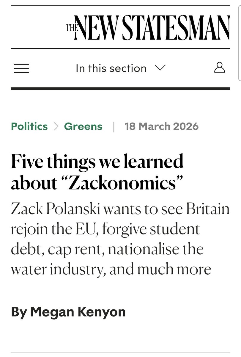 Zack Polanski tweet media