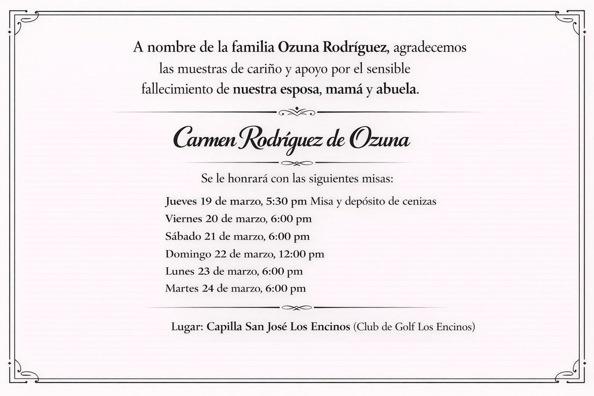 Alejandro Ozuna tweet media