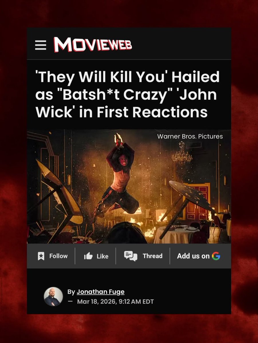 They Will Kill You tweet media