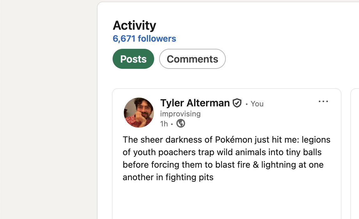 Tyler is finishing a book, slow to reply tweet media