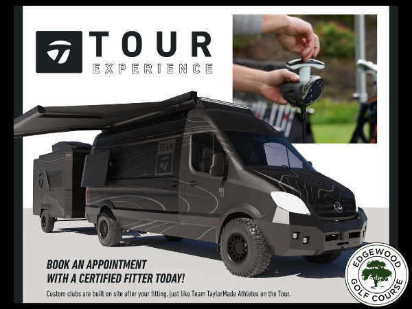 EdgewoodGC's tweet photo. Spots are ALMOST FULL!

Don't miss your chance to get fit with the latest TaylorMade golf clubs at our Free TaylorMade Tour Truck Fitting Experience on May 9 from 11 a.m. to 3:30 p.m.

Book your Tour Truck Experience Today at https://t.co/U50OAvCgjk. https://t.co/luXEfS0y72