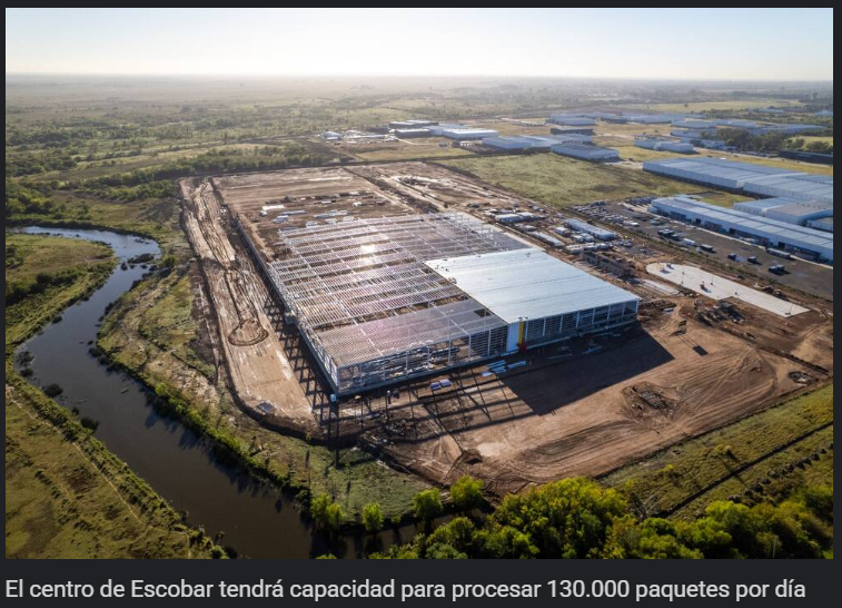 $MELI Mercado Libre anunció el desarrollo de un nuevo Centro de Almacenamiento, el más grande de la Argentina que tendrá como objetivo mejorar los tiempos de entrega en todo el país. El proyecto estará ubicado en Escobar, y a cargo de Plaza Logística, y contempla una inversión
