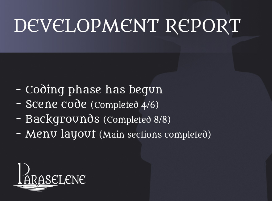 REPORT #2  

#рaraselene #ellilverse #visualnovel #vndev #indiedev #fantasy #otome #otomedev