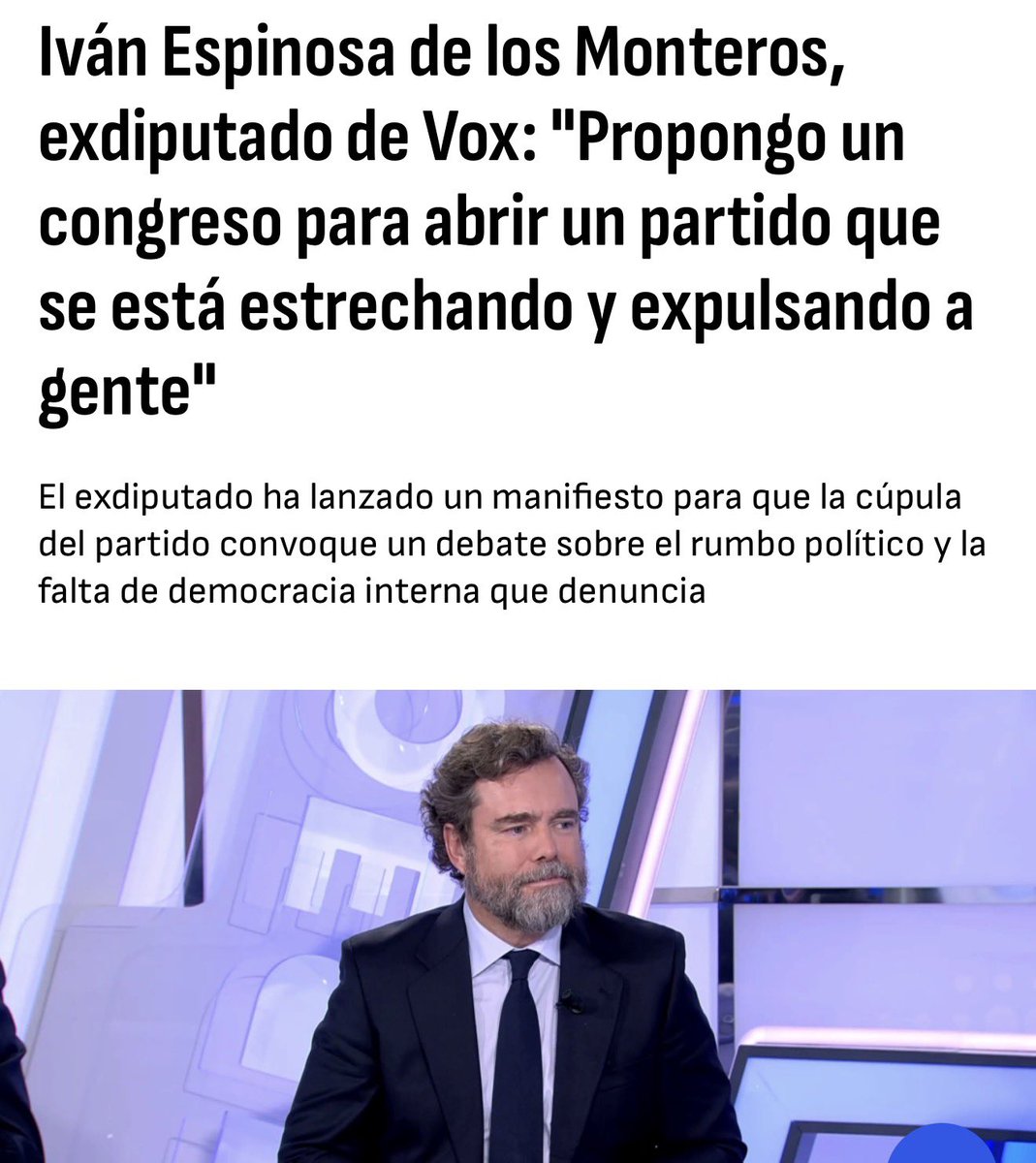 dptr22's tweet photo. Pedir un #congreso #extraordinario por los #rebotados #EgoVox es vivir muy lejos de la realidad.
Pensar que se pueden presentar en un congreso ante los #afiliados como si aquí no hubiera pasado nada, después de #atacar sin descanso al partido, #boicotear las elecciones, #traicionar a @Santi_ABASCAL, intentar #dinamitar desde dentro y sembrar #división, solo lo puede creer alguien muy #estúpido.
Los #afiliados no son tontos. Han visto las #purgas que ellos mismos provocaron, las #guerras internas que alimentaron y la ingratitud hacia quien les dio todo.
La memoria es larga, la lealtad no se compra y las #traiciones se pagan caro.
#AfiliadosConAbascal
#NoOsQueremosEgoVox