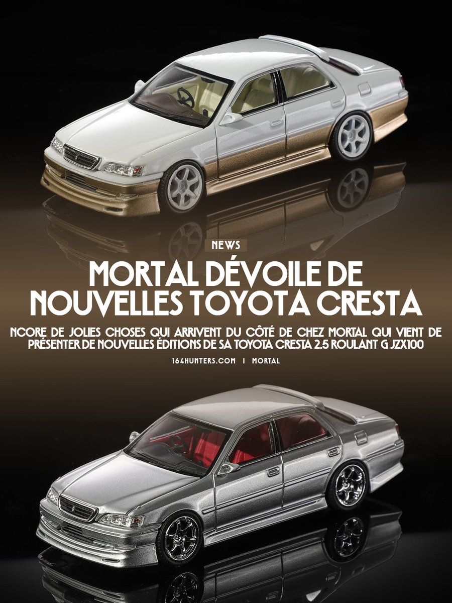 164hunters's tweet image. 🇫🇷 Mortal dévoile de nouvelles Toyota Cresta JZX100
🇯🇵 Mortalが新型トヨタ・クレスタJZX100を発表
🇺🇸 Mortal unveils new Toyota Cresta JZX100
---
#Mortal #Toyota #Cresta #JZX100
▶ Lien en commentaire