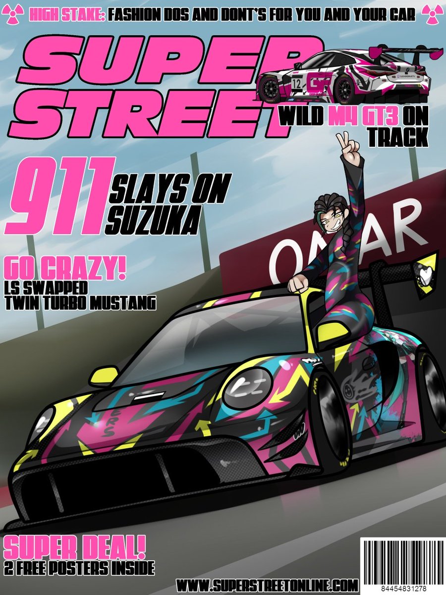 DJOverDrive3's tweet photo. My Dream has been made! Im finally on a Magazine Cover!

Even with a rough start this first half this season I was finally able to clutch my first podium at oulton! Onwards to VIR for round 5 next weekend!

Thank you @1nkdaxTH for the commission!

#porsche #GT3 #magazine https://t.co/wM9QxaWKCu