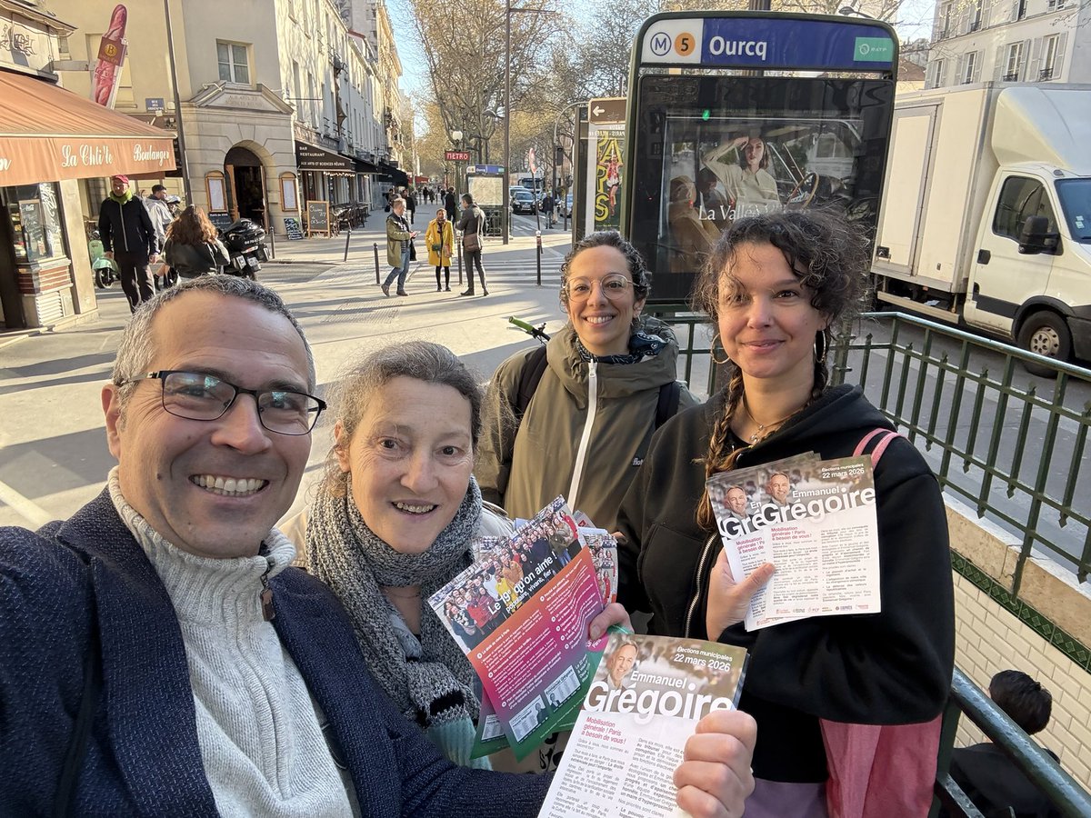 Fr_Bechieau's tweet image. Pour #Paris, contre la droite et l’extrême-droite de Rachida #Dati, pour la Justice sociale, un seul vote utile dimanche 22 mars : #EmmanuelGrégoire ! Et pour le #19e qu’on aime : @FrancoisDagnaud ! #Paris19 #Municipales #Municipales2026 @MdpMouvement @le19quonaime