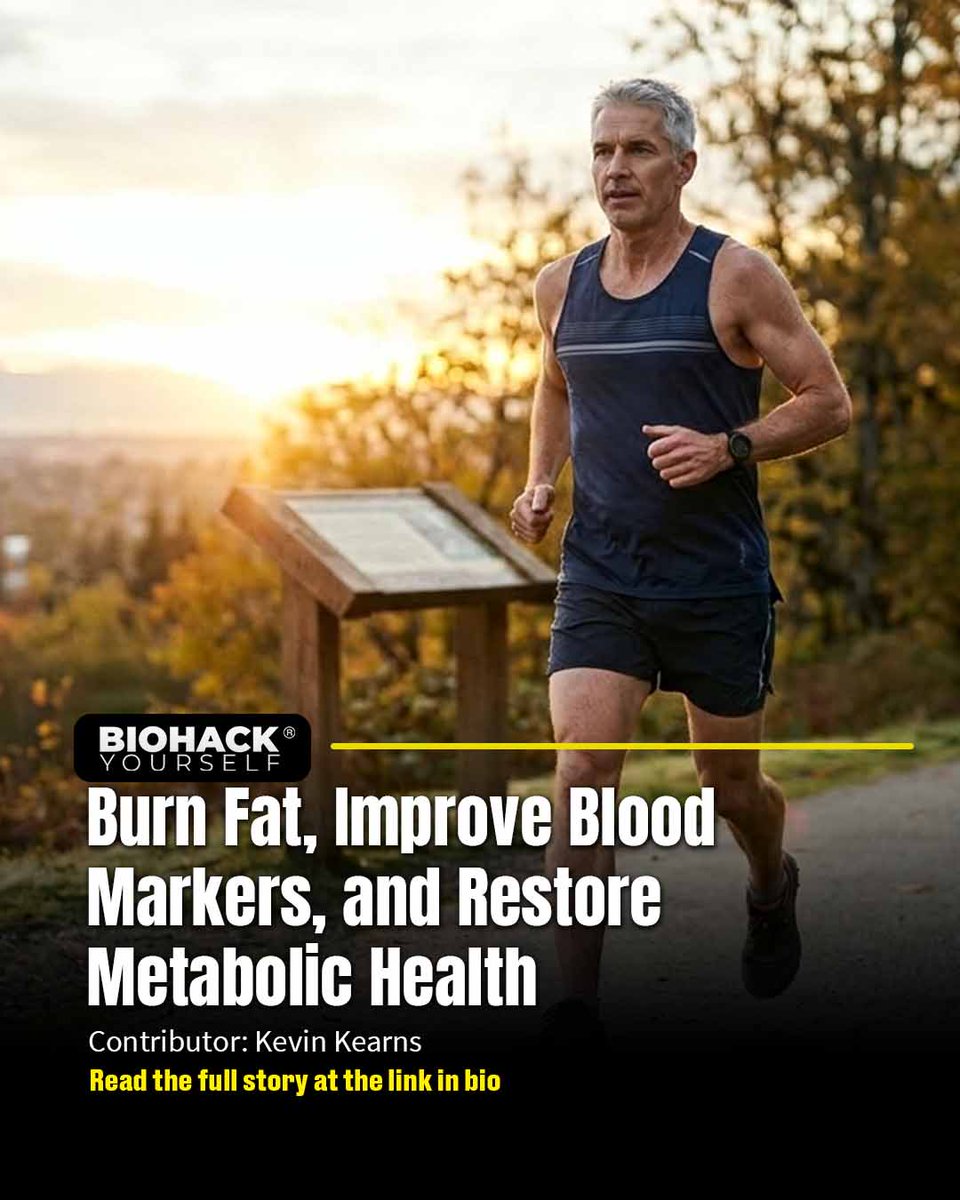 @BiohackYourselfMedia
The voice of longevity and wellness brings you today's news about...

"Burn Fat, Improve Blood Markers, and Restore Metabolic Health"
by Kevin Kearns @burnwithkearns

To read this article, click below ⬇️
biohackyourself.com/post/burn-fat-…

#wellness #healthnews