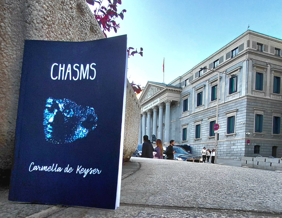 madridlitmag's tweet photo. We LOVED reading 'Chasms' by @CarmellaPoetry here in #madrid - our full review is on the blog: https://t.co/G451cWmhhH #poetrylovers #poetry @ComunidadMadrid @thealienbuddha https://t.co/pysb0ozh2b
