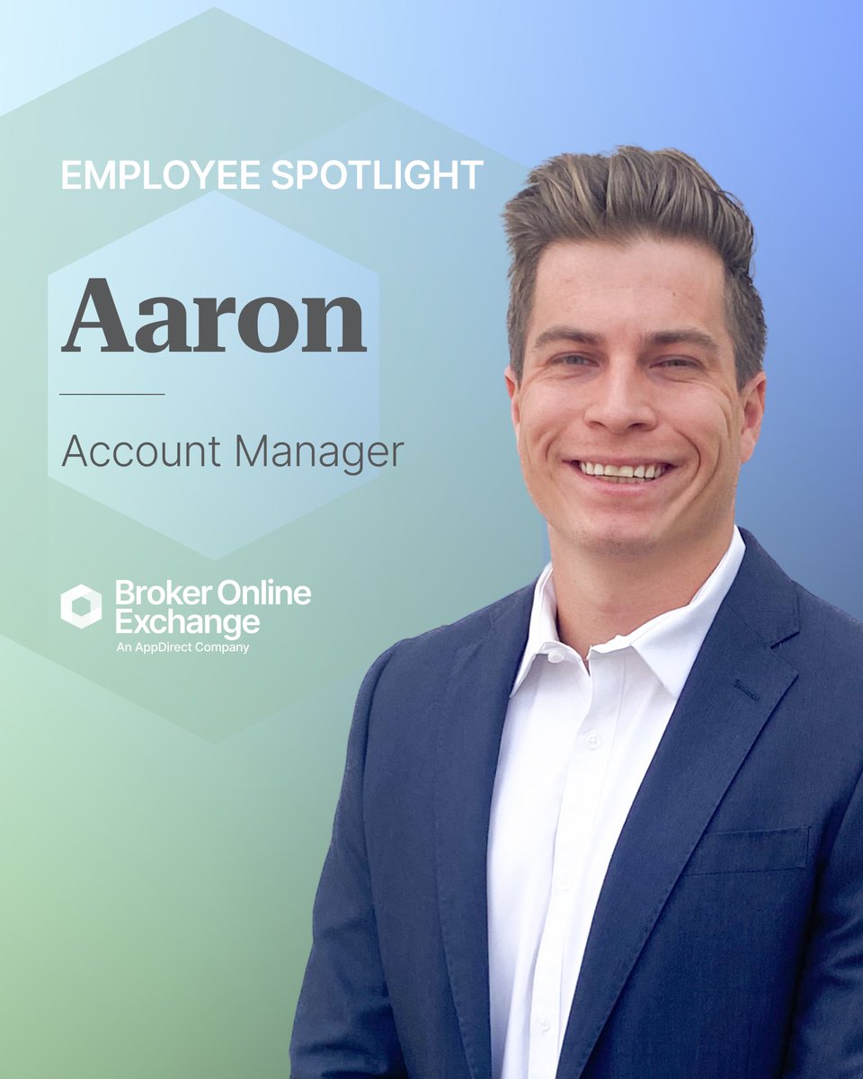 BrokerInABOX's tweet photo. This month's Employee Spotlight is on Aaron! 🎊
"Hey, I'm Aaron! I have been here for over two and a half years. I love supporting my broker partners, helping them have an amazing experience and learning to grow revenue through the additional opportunities we provide." https://t.co/g7qv0CgoPM