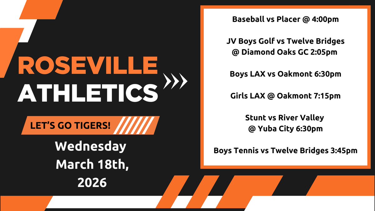 Roseville High tweet media