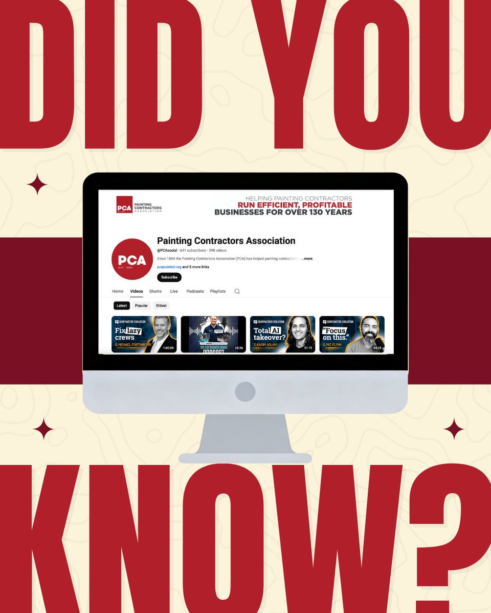 Painting Contractors Association (PCA) tweet media