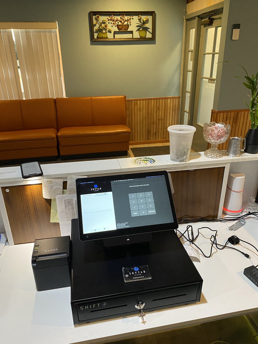 Today we installed our <a href="/SkyTabPOS/">SkyTab</a> system from <a href="/Shift4/">Shift4</a> in La Guanaquita 3 in Indianapolis Indiana. If you’re in the area stop by for some food.
