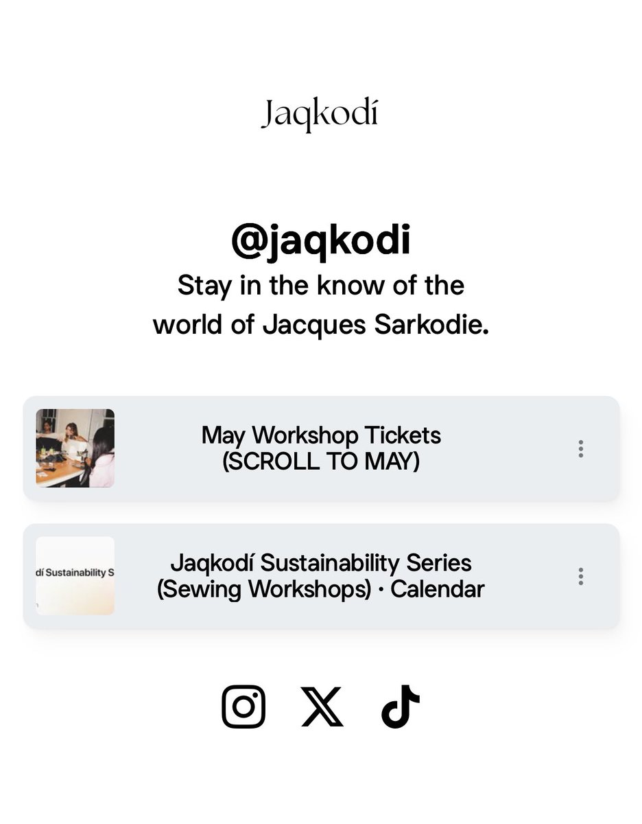 jaqkodi's tweet photo. Hey Sewing Community! 🪡🧵

We still have lots of May Workshops available to book.

Scroll all the way down till our May dates. We promise you there are lots of seats available. 

See you soon. :) https://t.co/43daI9vmWB
