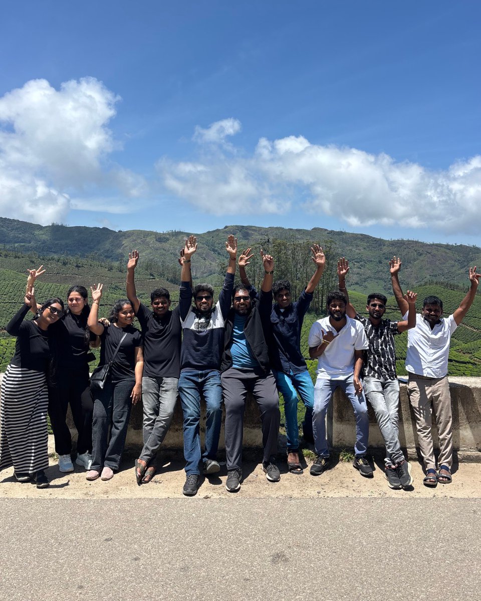 exoticampadv's tweet photo. Strangers becoming friends that’s how every trip begins with us 🤍

Through Meghamalai’s misty roads and Munnar’s endless scenic views, our happy travellers didn’t just explore places… they found their people.
Join our next trip you’ll never feel like you came alone https://t.co/fx4A51xAYJ