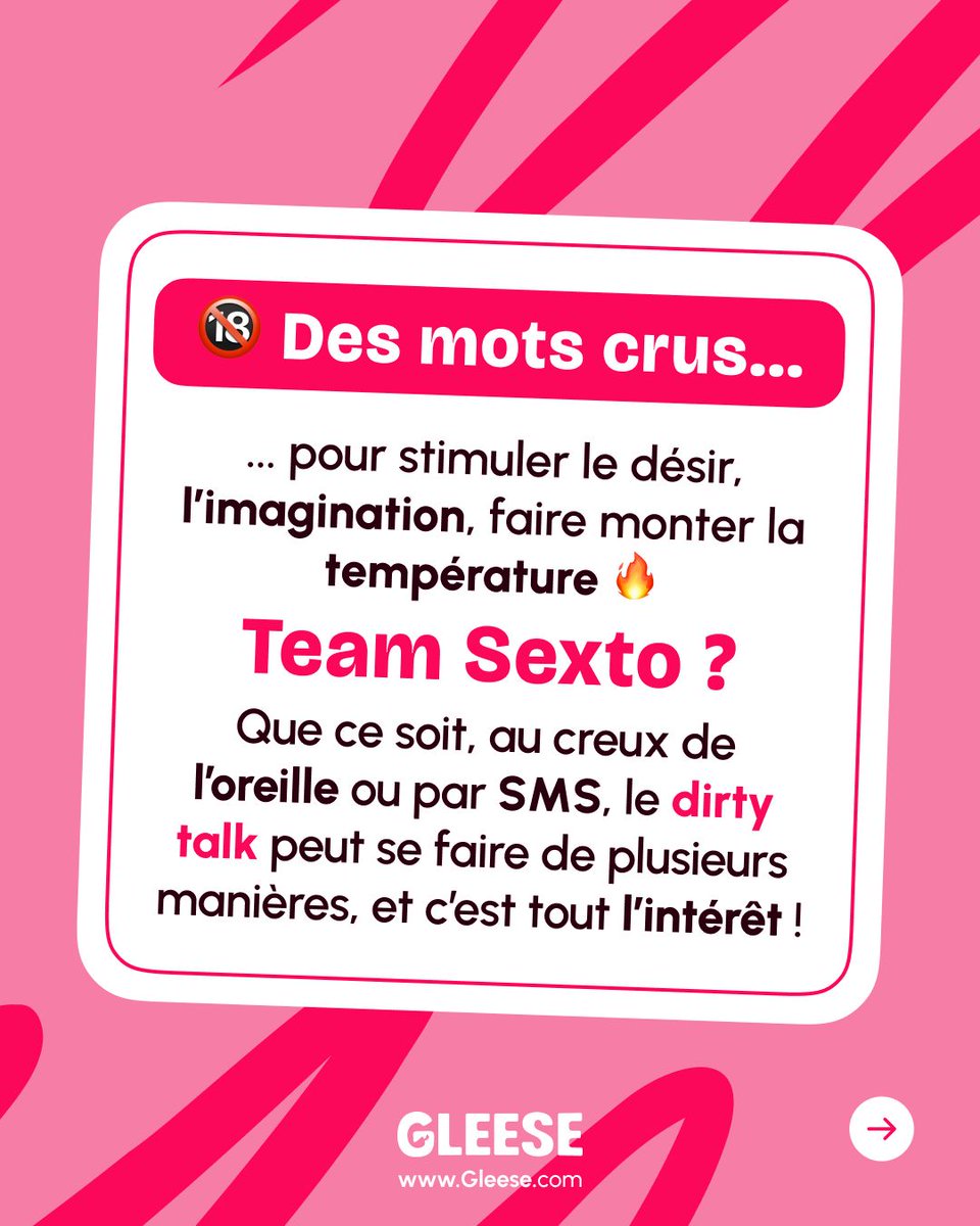 Gleese_off's tweet photo. Dirty Talk, kezako ? Nos conseils ! 

#dirtytalk #gleese #libido https://t.co/PrqSvf1dcM
