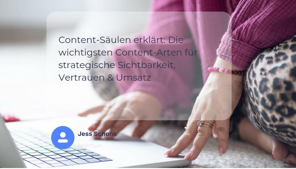 feierSun's tweet photo. #ContentSäulenEinfachErklärt #WichtigstenContentArten #StrategischeSichtbarkeit https://t.co/DBmEPDi5Ah