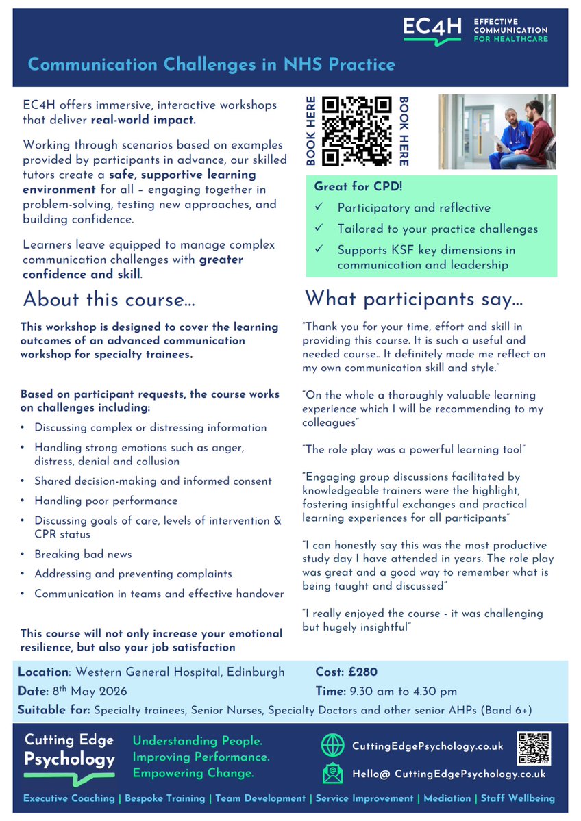 EC4H - Effective Communication for Healthcare tweet media